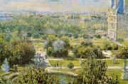 Claude Monet View of Tuileries Gardens, Paris oil on canvas